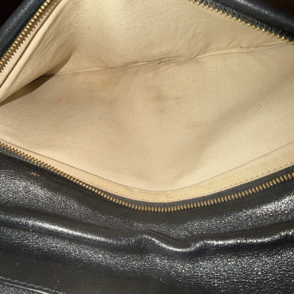 Tory Burch Black and Gold Reva Clutch - Picture 7 of 8